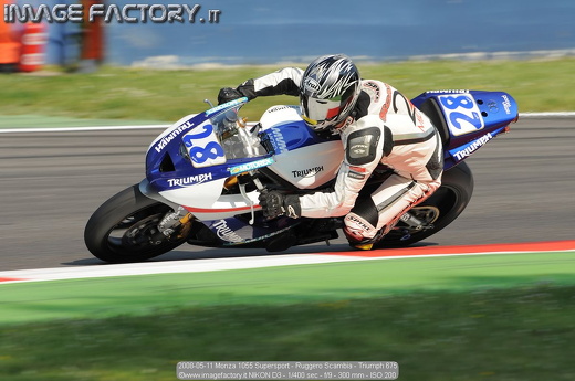2008-05-11 Monza 1055 Supersport - Ruggero Scambia - Triumph 675